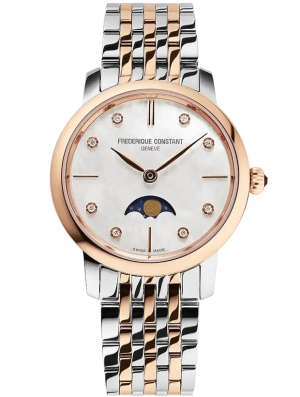 Frederique Constant Slimline Moonphase 30mm FC-206MPWD1S2B, handla denna klocka online eller i butik hos klockmaster