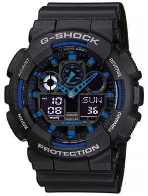 CASIO G-Shock 51mm GA-100-1A2ER, handla denna klocka online eller i butik hos klockmaster