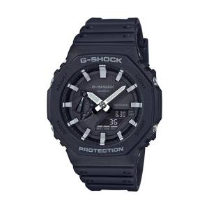 CASIO G-Shock 45.5mm GA-2100-1AER, handla denna klocka online eller i butik hos klockmaster