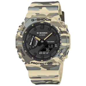 CASIO G-Shock Camouflage 45mm GA-2100CM-5AER, handla denna klocka online eller i butik hos klockmaster