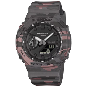 CASIO G-Shock Camouflage 45mm GA-2100CM-8AER, handla denna klocka online eller i butik hos klockmaster