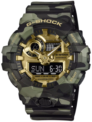 CASIO G-Shock Bold Camo 53.5mm GA-700CMG-3AER, handla denna klocka online eller i butik hos klockmaster