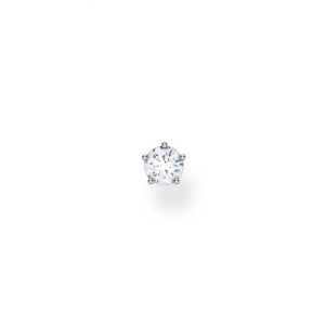 Thomas Sabo Stiftörhänge Vit Sten - Silver H2148-051-14, handla denna klocka online eller i butik hos klockmaster