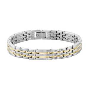 Armband Wesley Silver/Guld BOSS HBJ1580813, handla denna klocka online eller i butik hos klockmaster