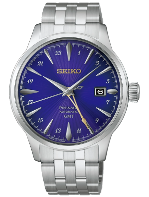 SEIKO Presage Cocktail Time GMT 40.5mm Limited Edition HCB006J1, handla denna klocka online eller i butik hos klockmaster