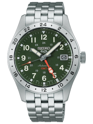 SEIKO 5 Sports Field GMT 39.5mm HDB001K1, handla denna klocka online eller i butik hos klockmaster