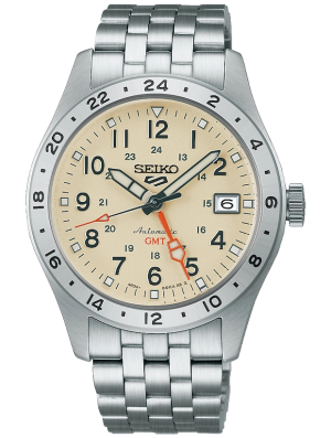 SEIKO 5 Sports Field GMT 39.5mm HDB002K1, handla denna klocka online eller i butik hos klockmaster