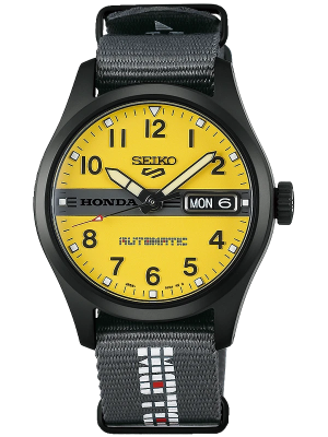 SEIKO 5 Sports 36.5mm MOTOCOMPO Limited Edition HDB010K1, handla denna klocka online eller i butik hos klockmaster