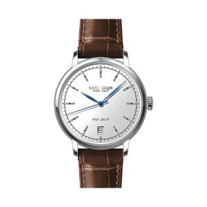 Karl Gran Väddö Silver 41mm KG191051, handla denna klocka online eller i butik hos klockmaster