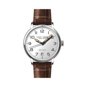 Karl Gran Husarö Silver 41mm KG191053, handla denna klocka online eller i butik hos klockmaster