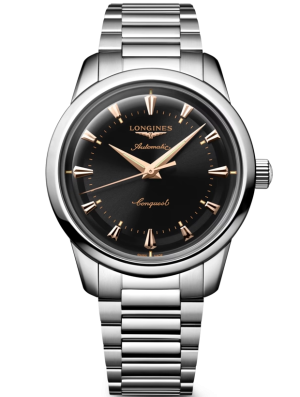 LONGINES Conquest Heritage 40mm L16504526, handla denna klocka online eller i butik hos klockmaster