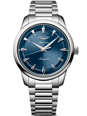 LONGINES Conquest Heritage 40mm L16504926, handla denna klocka online eller i butik hos klockmaster