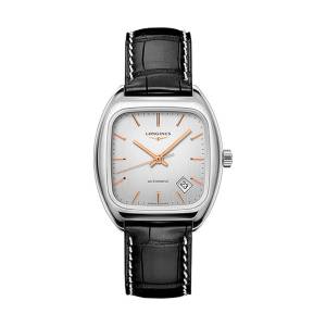 LONGINES Heritage 36mm L23104720, handla denna klocka online eller i butik hos klockmaster