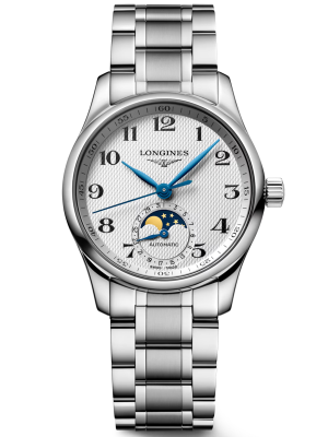 LONGINES Master Collection Moonphase 34mm L24094786, handla denna klocka online eller i butik hos klockmaster