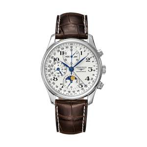 LONGINES Master Collection Chrono Moonphase 40mm L26734783, handla denna klocka online eller i butik hos klockmaster