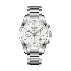 LONGINES Conquest Classic Chronograph 41mm L27864766, handla denna klocka online eller i butik hos klockmaster