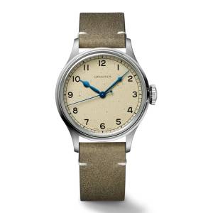 LONGINES Heritage Military 38mm L28194932, handla denna klocka online eller i butik hos klockmaster
