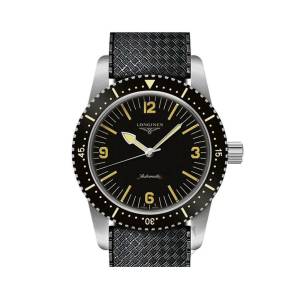 LONGINES Heritage 42mm Skin Diver Watch L28224569, handla denna klocka online eller i butik hos klockmaster