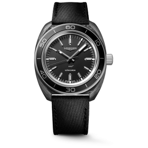 LONGINES Ultra-Chron Carbon 43mm L28394522, handla denna klocka online eller i butik hos klockmaster