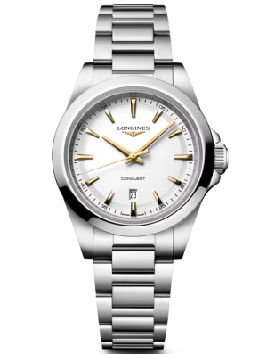 LONGINES Conquest Quartz 30mm L33504126, handla denna klocka online eller i butik hos klockmaster