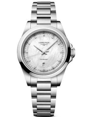 LONGINES Conquest Quartz 30mm L33504876, handla denna klocka online eller i butik hos klockmaster