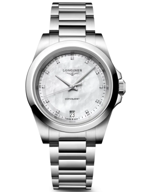 LONGINES Conquest Quartz 34mm L34604876, handla denna klocka online eller i butik hos klockmaster