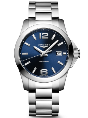 LONGINES Conquest 41mm L37594966, handla denna klocka online eller i butik hos klockmaster