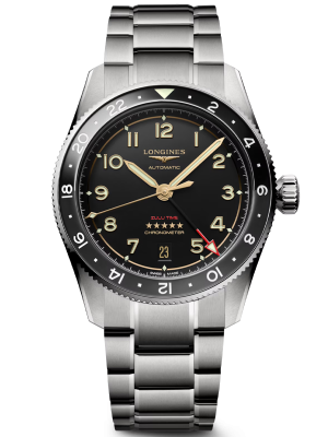 LONGINES Spirit Zulu Time Titanium 39mm L38021536, handla denna klocka online eller i butik hos klockmaster