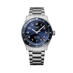 LONGINES Spirit Zulu Time 42mm L38124936, handla denna klocka online eller i butik hos klockmaster