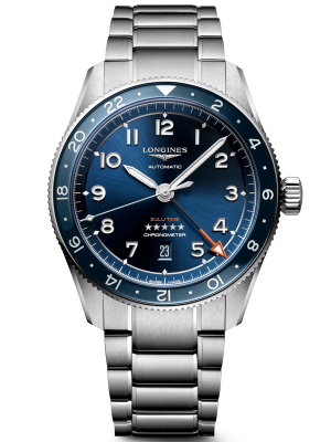 LONGINES Spirit Zulu Time 42mm L38124936, handla denna klocka online eller i butik hos klockmaster