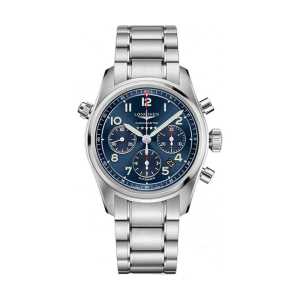 LONGINES Spirit Chronograph 42mm L38204936, handla denna klocka online eller i butik hos klockmaster