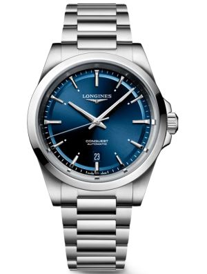 LONGINES Conquest 41mm L38304926, handla denna klocka online eller i butik hos klockmaster