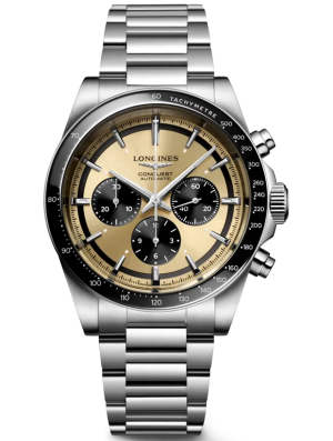 LONGINES Conquest Chronograph 42mm L38354326, handla denna klocka online eller i butik hos klockmaster
