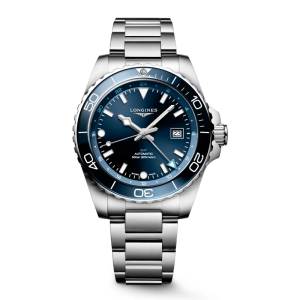 LONGINES HydroConquest GMT 43mm L38904966, handla denna klocka online eller i butik hos klockmaster