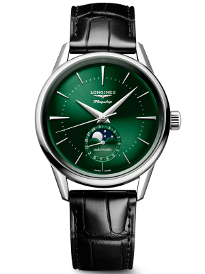 LONGINES Flagship Heritage Moonphase 38mm L48154022, handla denna klocka online eller i butik hos klockmaster