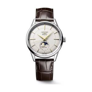 LONGINES Flagship Heritage Moonphase 38mm L48154782, handla denna klocka online eller i butik hos klockmaster