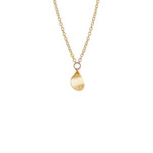 Drakenberg Sjölin Leaf Drop Halsband Gold  LEF-N10401-G, handla denna klocka online eller i butik hos klockmaster