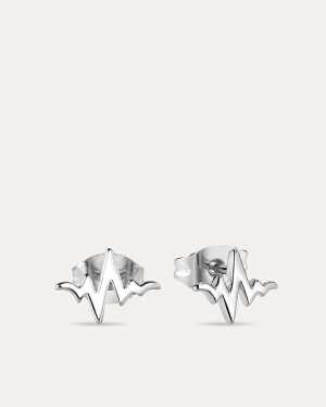 Silverörhängen Heartbeat Mini - By Sofia Wistam M068222-S, handla denna klocka online eller i butik hos klockmaster