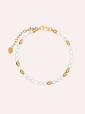 By Sofia Wistam Ocean Muse Pearl - Guldarmband M069628GP, handla denna klocka online eller i butik hos klockmaster