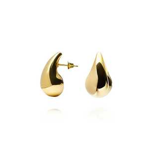 Mockberg Plain daring large gold dupe Örhänge MB0190, handla denna klocka online eller i butik hos klockmaster