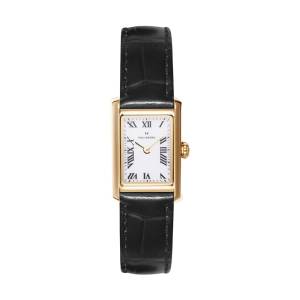 Mockberg Timeless Black Leather Gold 19x28mm MB0245, handla denna klocka online eller i butik hos klockmaster