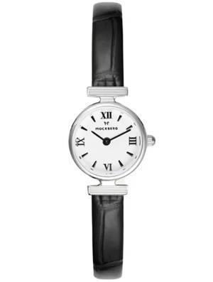 Mockberg Vintage Leather Silver 19mm MB0250, handla denna klocka online eller i butik hos klockmaster