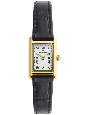 Mockberg Timeless Leather Petite Gold 15.5mm MB2355, handla denna klocka online eller i butik hos klockmaster