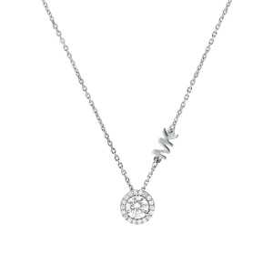Michael Kors Halsband Brilliance Silver MKC1208AN040, handla denna klocka online eller i butik hos klockmaster