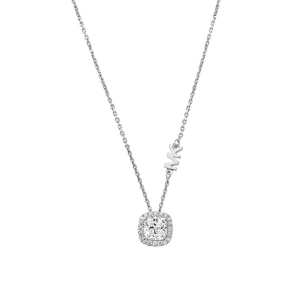 Michael Kors Brilliance Halsband - Silver MKC1407AN040, handla denna klocka online eller i butik hos klockmaster
