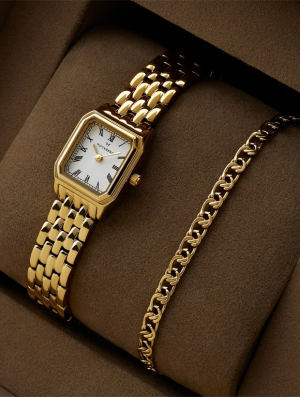 Mockberg Classic Combo Gold 19mm MO205, handla denna klocka online eller i butik hos klockmaster