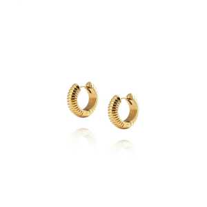Mockberg Ribbed Hoops Gold Small MO227, handla denna klocka online eller i butik hos klockmaster