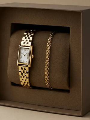 Mockberg Timeless Combo Gold 19mm MO245, handla denna klocka online eller i butik hos klockmaster