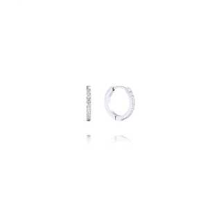 Mockberg Shiny Silver Hoops Medium MO294, handla denna klocka online eller i butik hos klockmaster