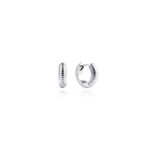 Mockberg Ribbed Hoops Silver Medium MO296, handla denna klocka online eller i butik hos klockmaster